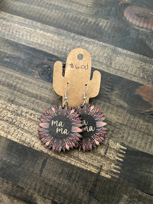 Wooden Mama Earrings