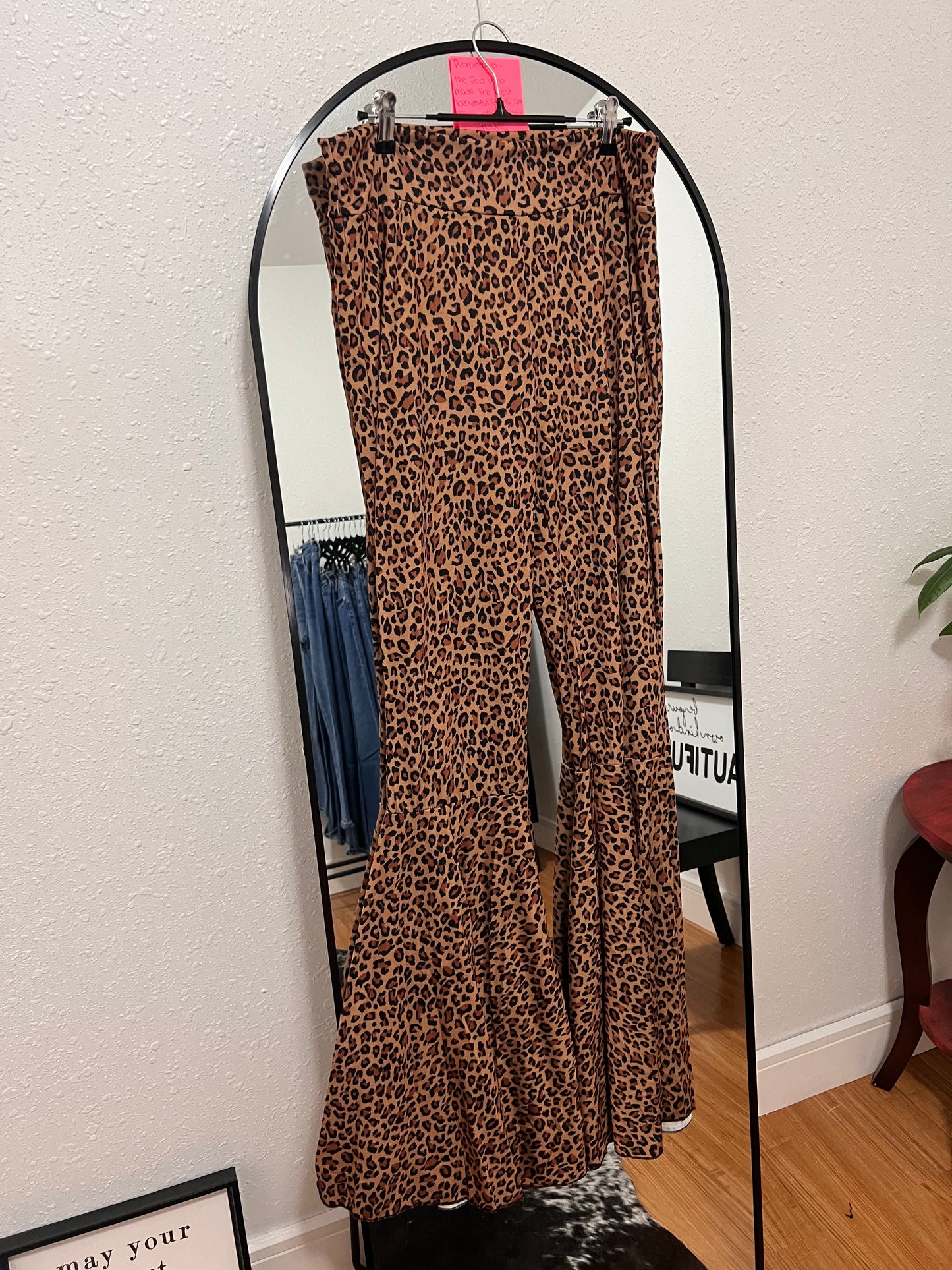 cheetah flare leg
