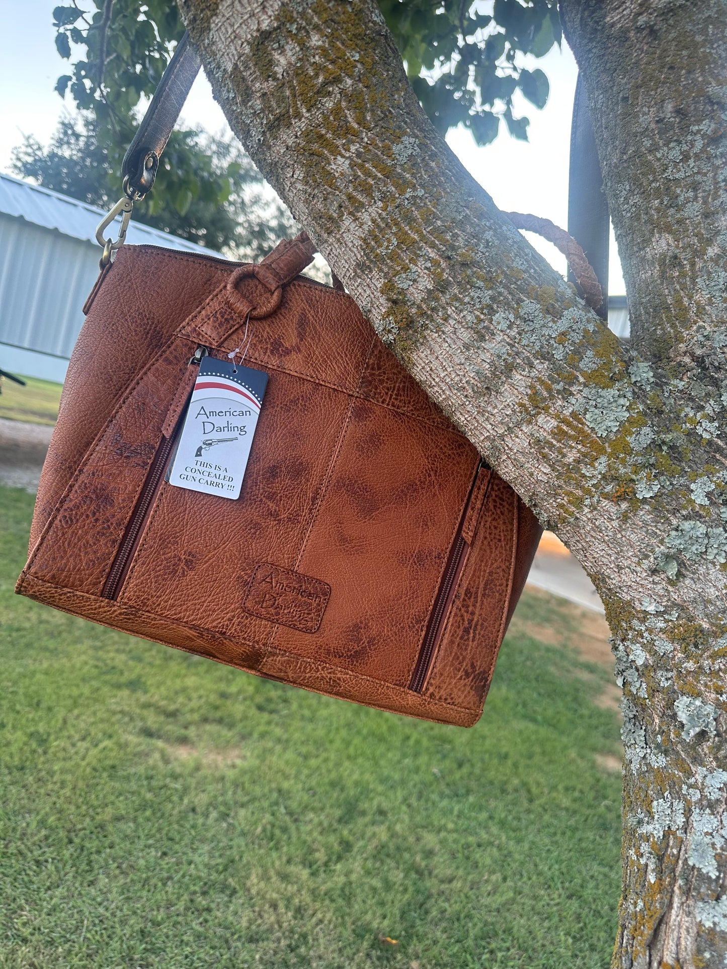 Jane Genuine Leather Tote concealed carry