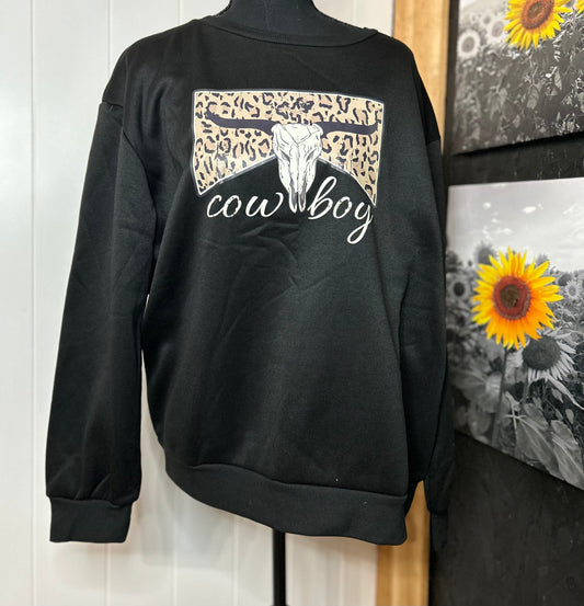 Cheetah Cowboy Sweater