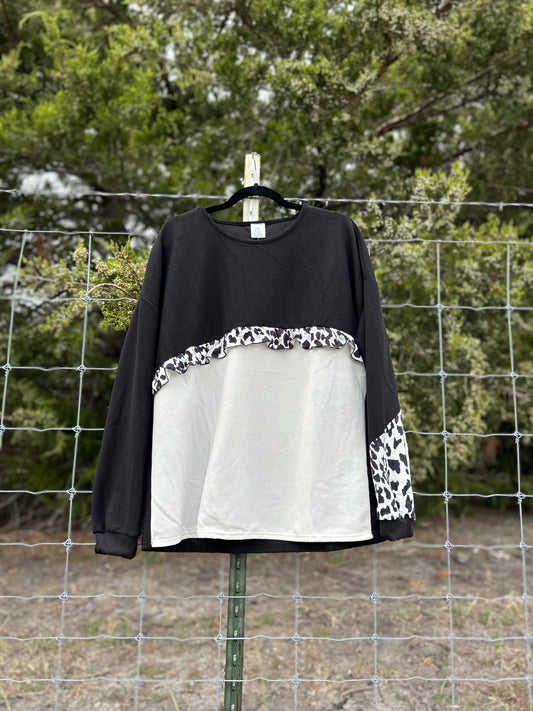 Cheetah Trim Top