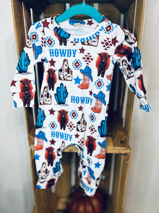 Howdy Highland Onesie