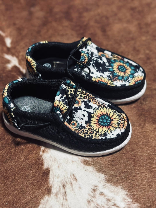 Kiddie Sunflower Swiss Shoes