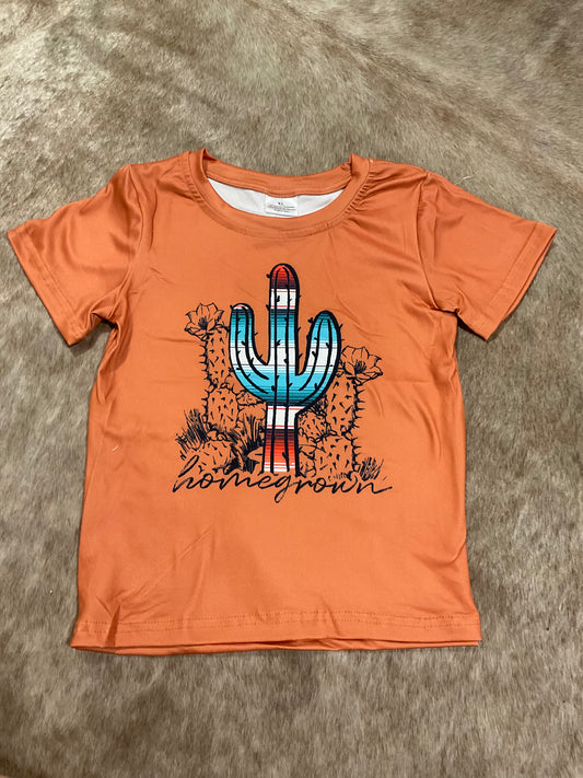 Serape cactus tee