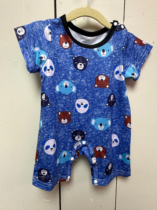 blue bear romper