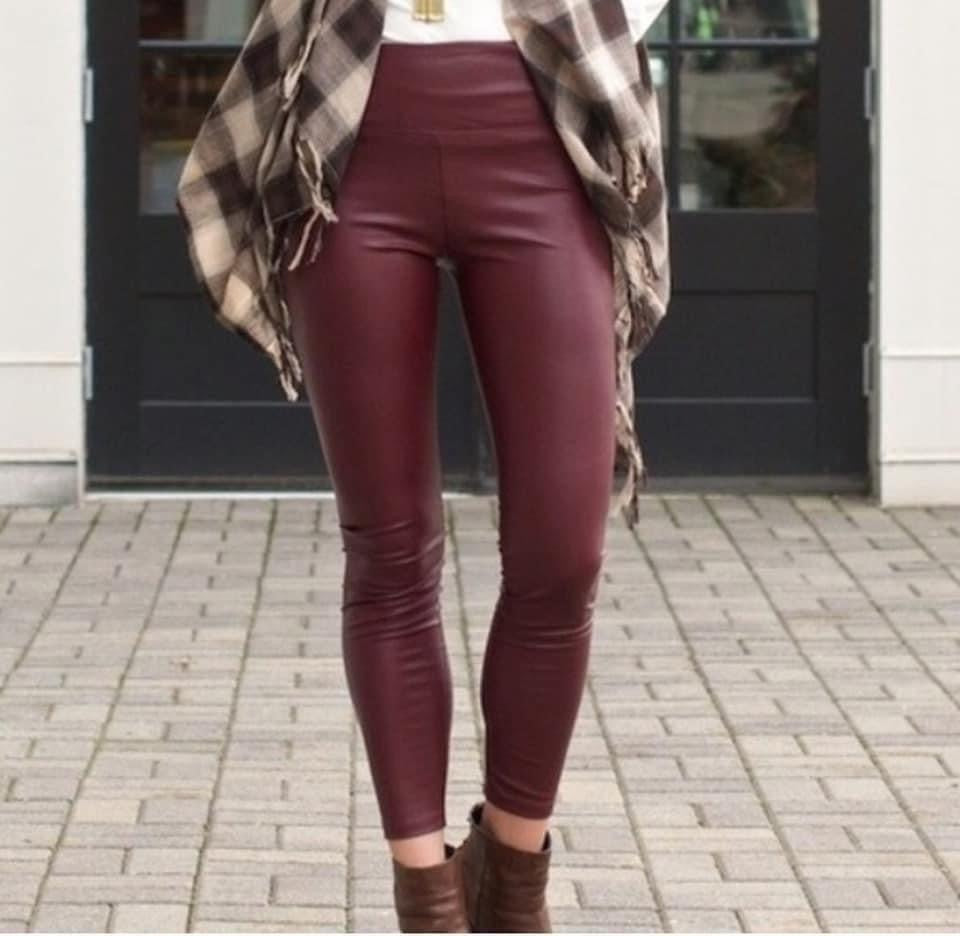 Faux Leather Leggings